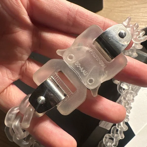 Transparent Chain Buckle Necklace